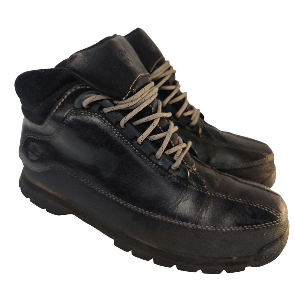 Black Vintage timberland boots sz 5.5 M sz  7 W